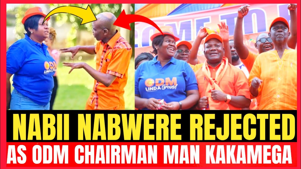 NABII NABWERE REJECTED AS ODM CHAIRMAN KAKAMEGA BY GVN OTWOMA INFRONT OF OBURU ODINGA 