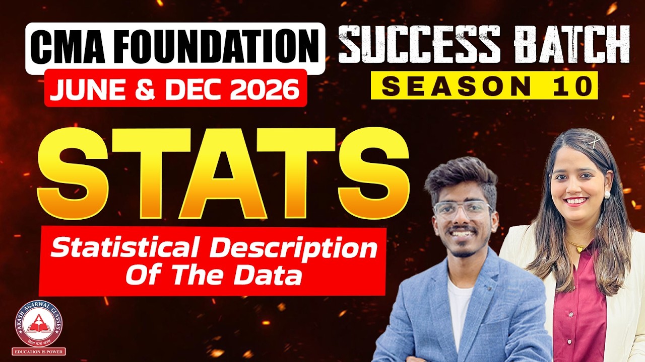 CMA Foundation Stats | Statistical Description Of The Data Revision | June 2026 & Dec 2026