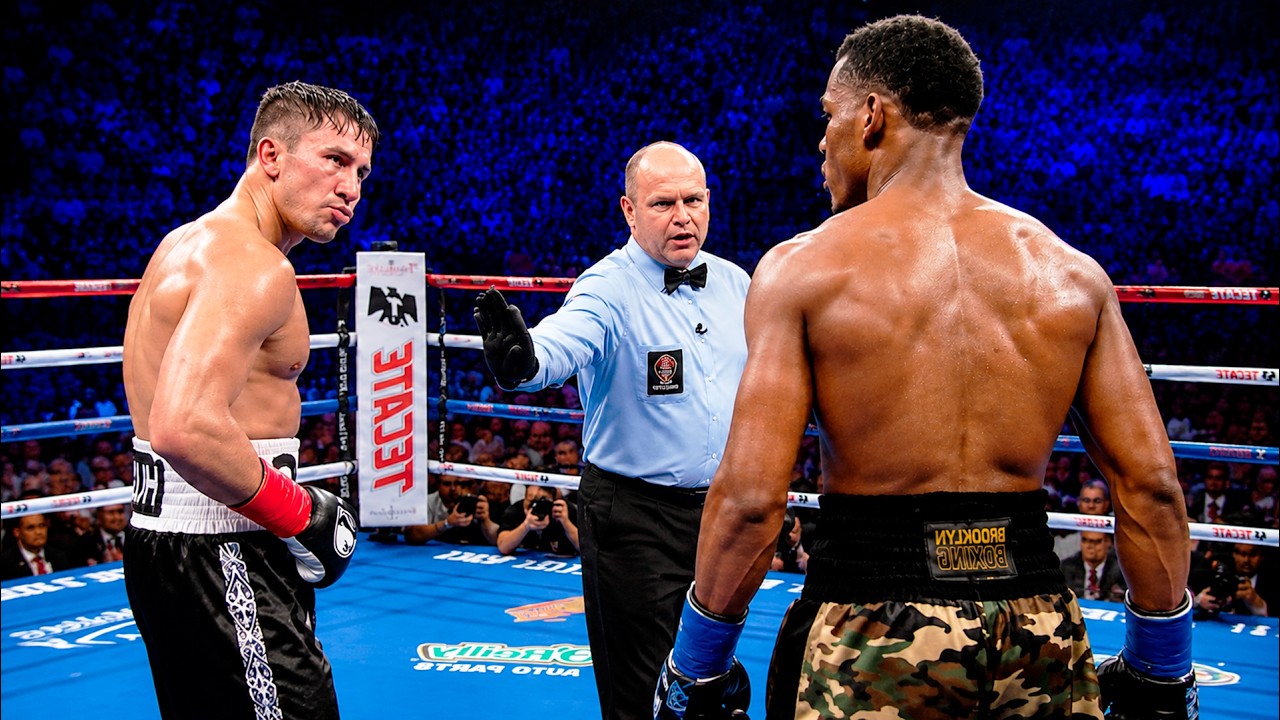 Gennady Golovkin (Kazakhstan) vs Daniel Jacobs (USA) | BOXING fight, HD