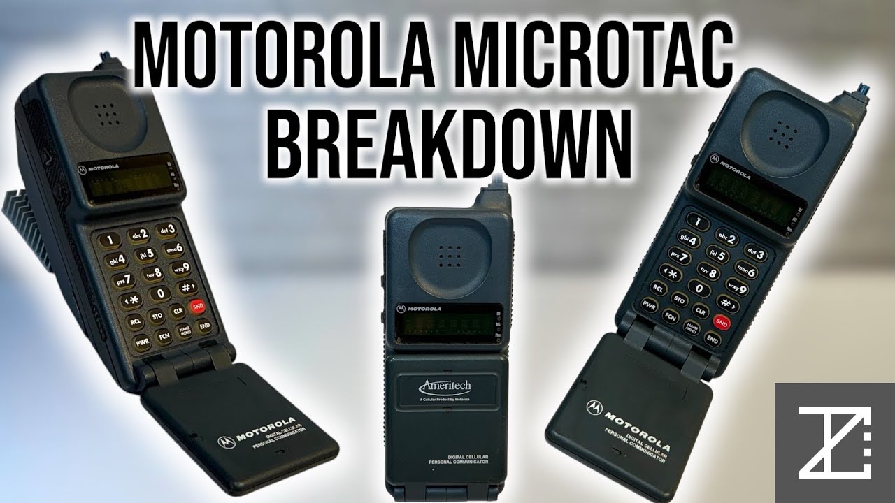 Inside a Motorola MicroTAC | Vintage Ameritech Cell Phone