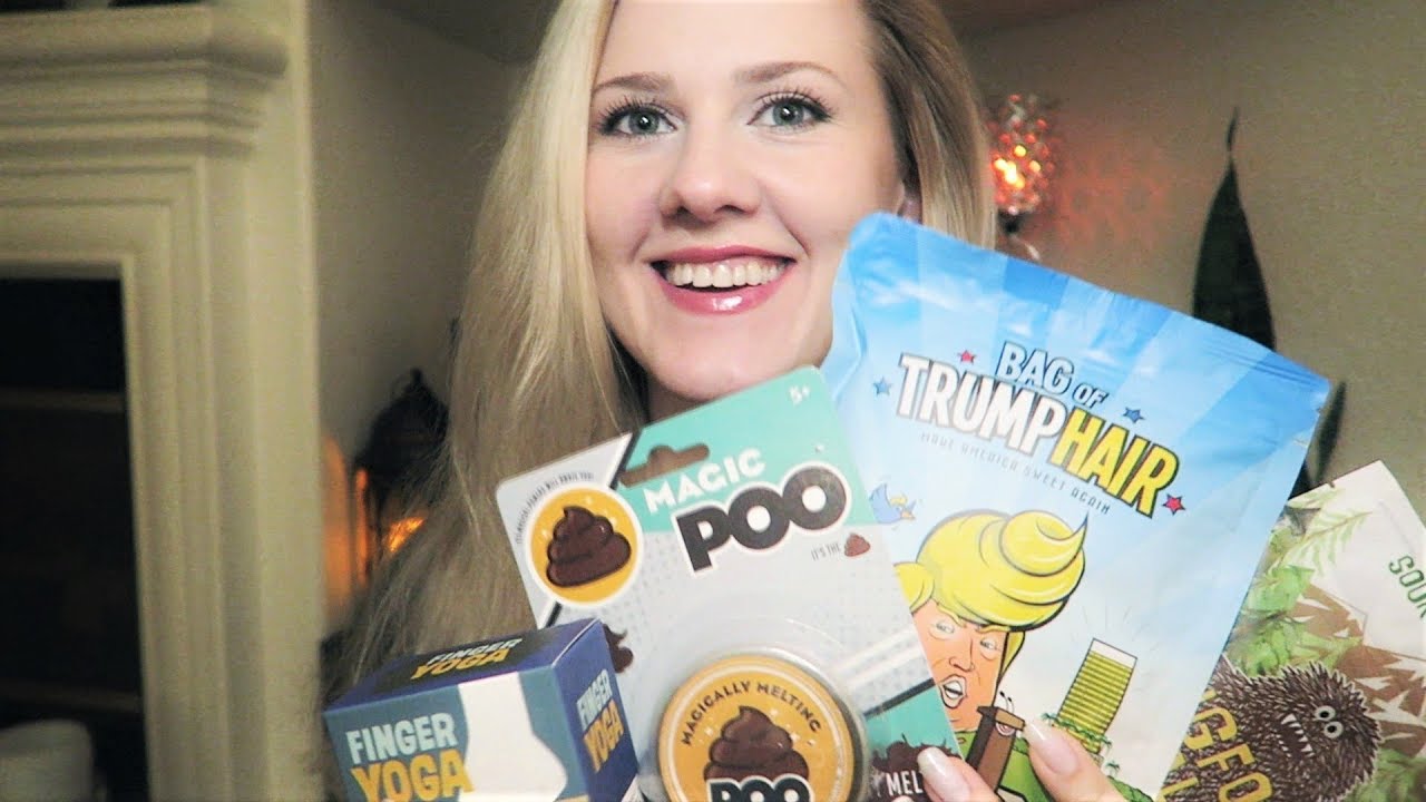 Reviewing HILARIOUS Products 😂 ASMR Style &bull; Tapping &bull; Eating &bull; Giggles