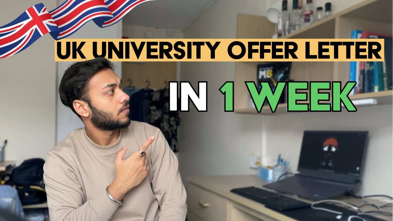 UK University Offer Letter Process 2025: Get Offer in ONE WEEK!