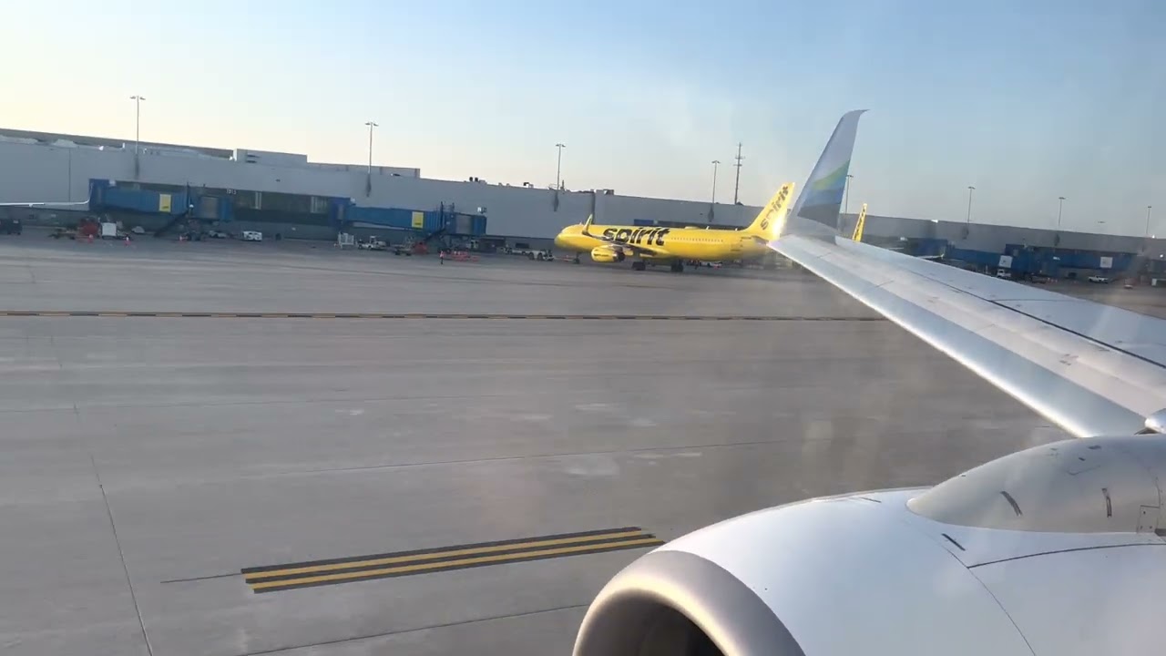 HEAVY Alaska 737-900ER Engine Start, Taxi, and Takeoff from Detroit-Wayne