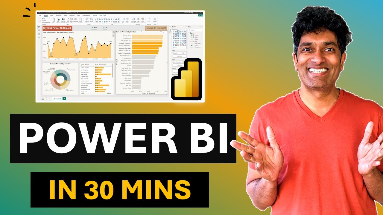 Power BI is EASY: Get started and make your first report in 30 mins 🕐