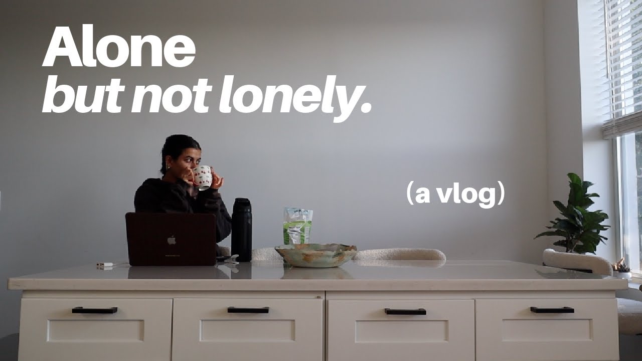 alone but not lonely (a vlog) // scrapbooking, self care, pilates