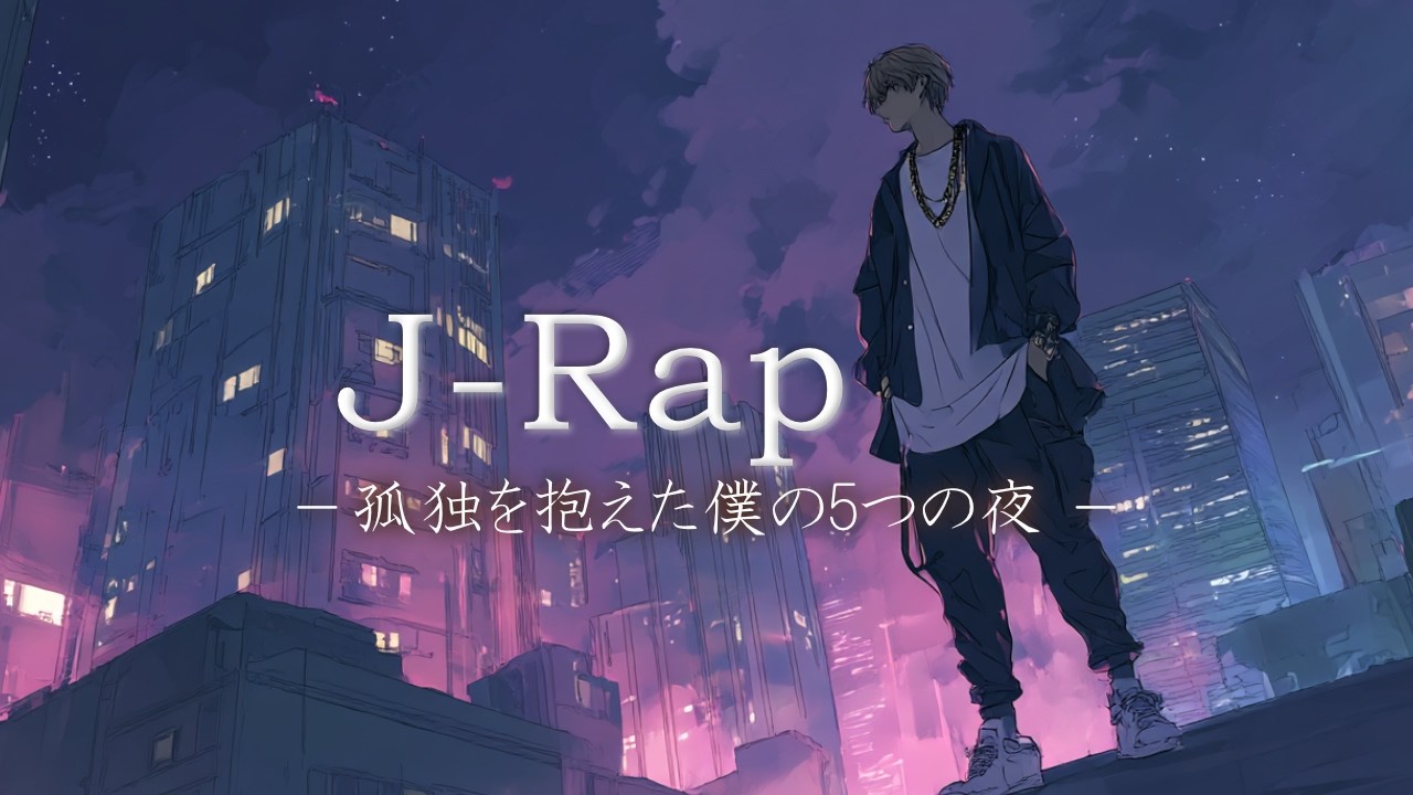 Rap×Hip-Hop🎧孤独を抱えた僕の5つの夜｜Chill Emo Rap Collection