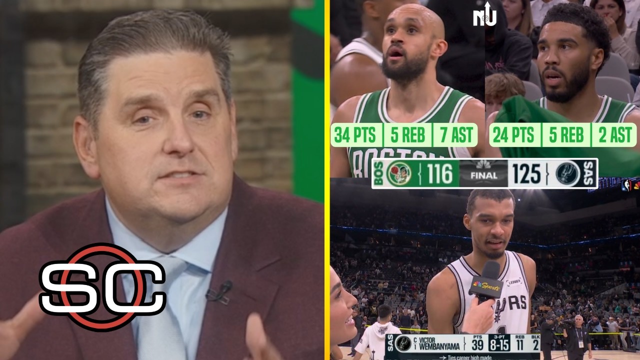 Victor Wembanyama showed J. Brown why he's the real MVP! - ESPN reacts to Spurs beat Celtics 125-116
