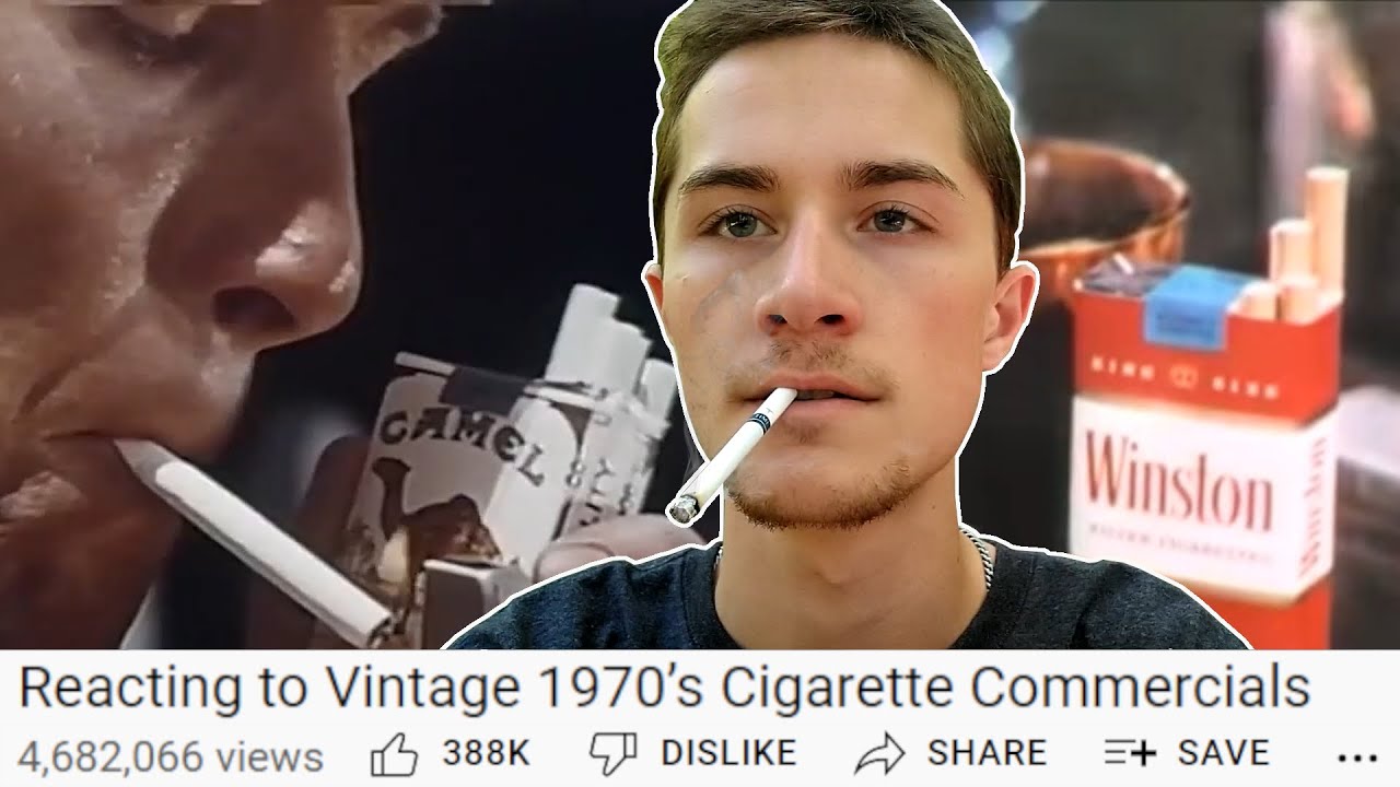 Cigarette Smoker Reacts to Vintage 1970&rsquo;s Cigarette Commercials