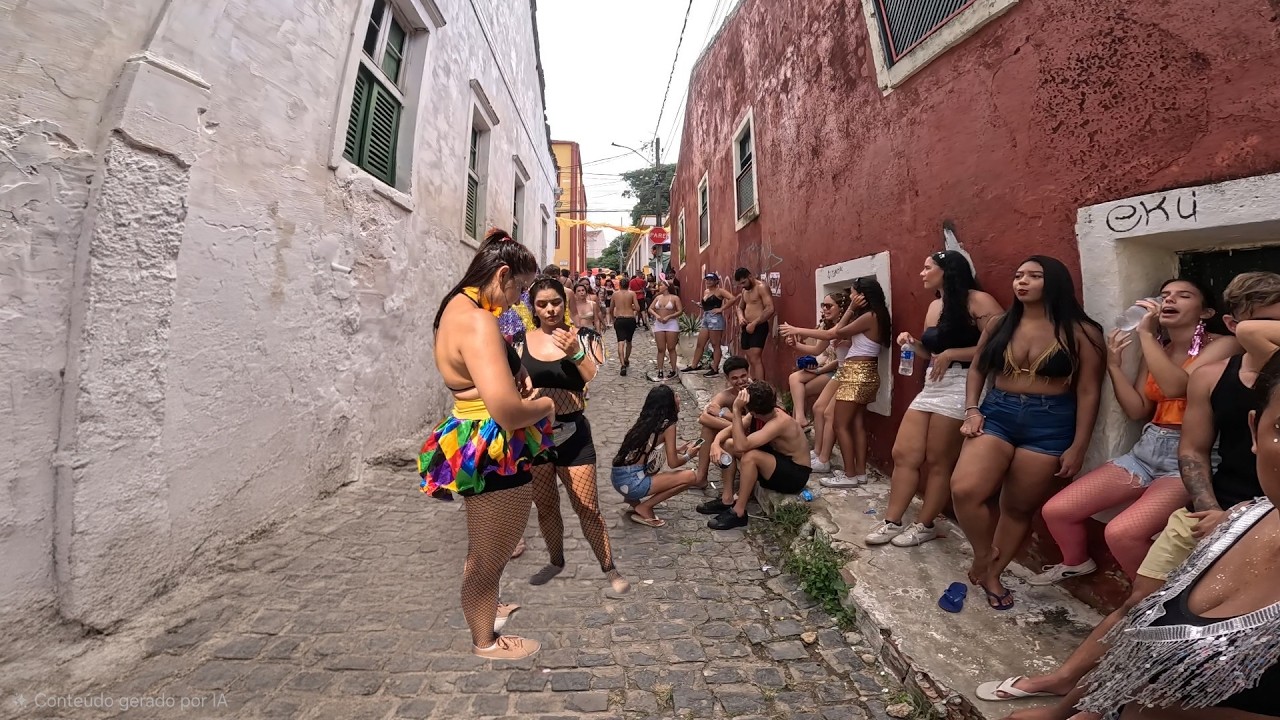 Carnaval de Olinda 14 de fevereiro 2026 becos e ladeiras