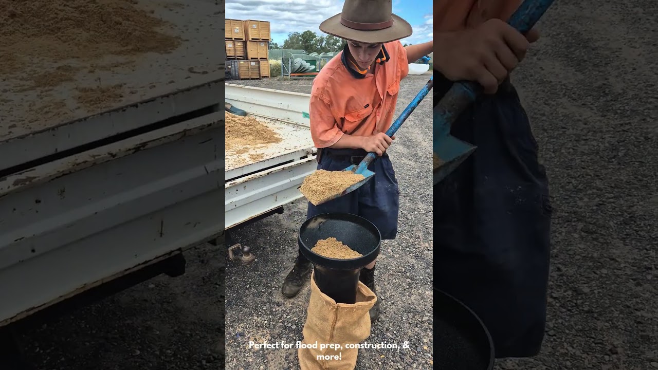 Sand Bag Filler operation
