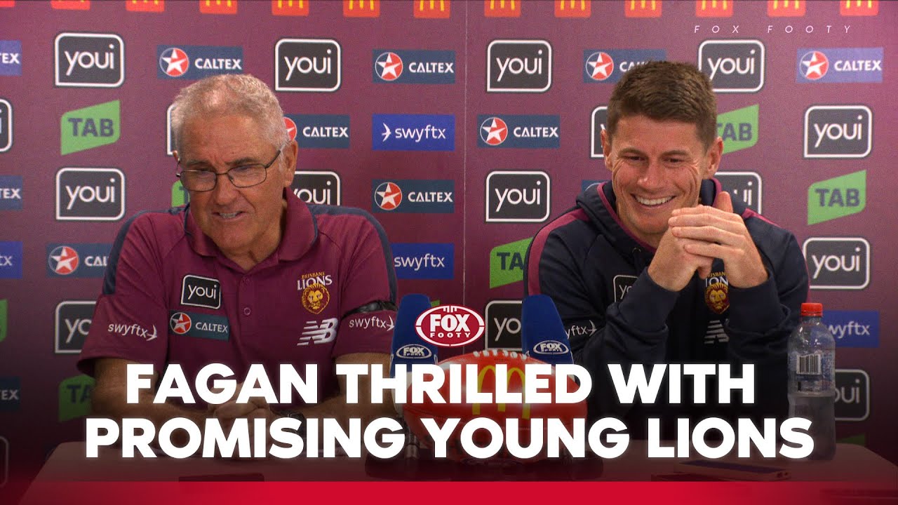 'I'm really proud of the brotherhood' | Brisbane Lions Press Conference | Fox Footy