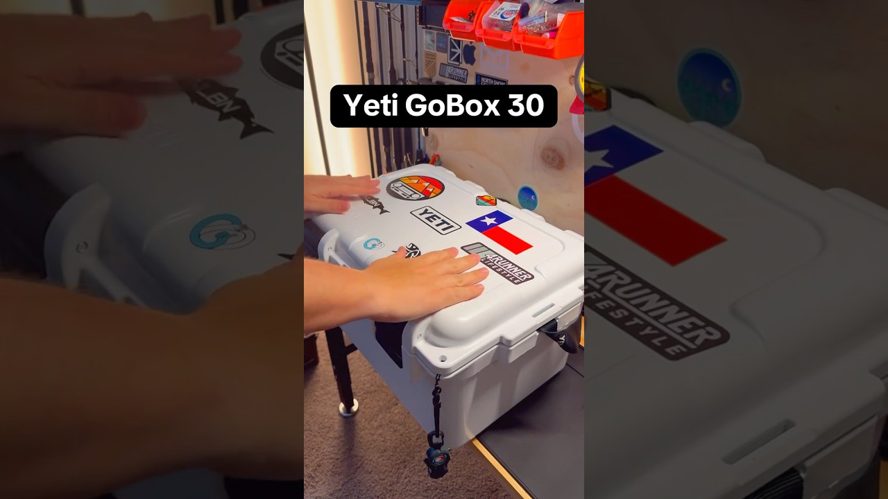 New Yeti GoBox 30 fishing tackle box setup. #fishing #fishingvideo #saltlife #yeti