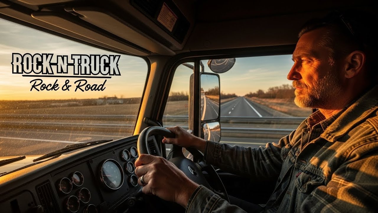 Highway Night Drive | Rock Music for Truckers
