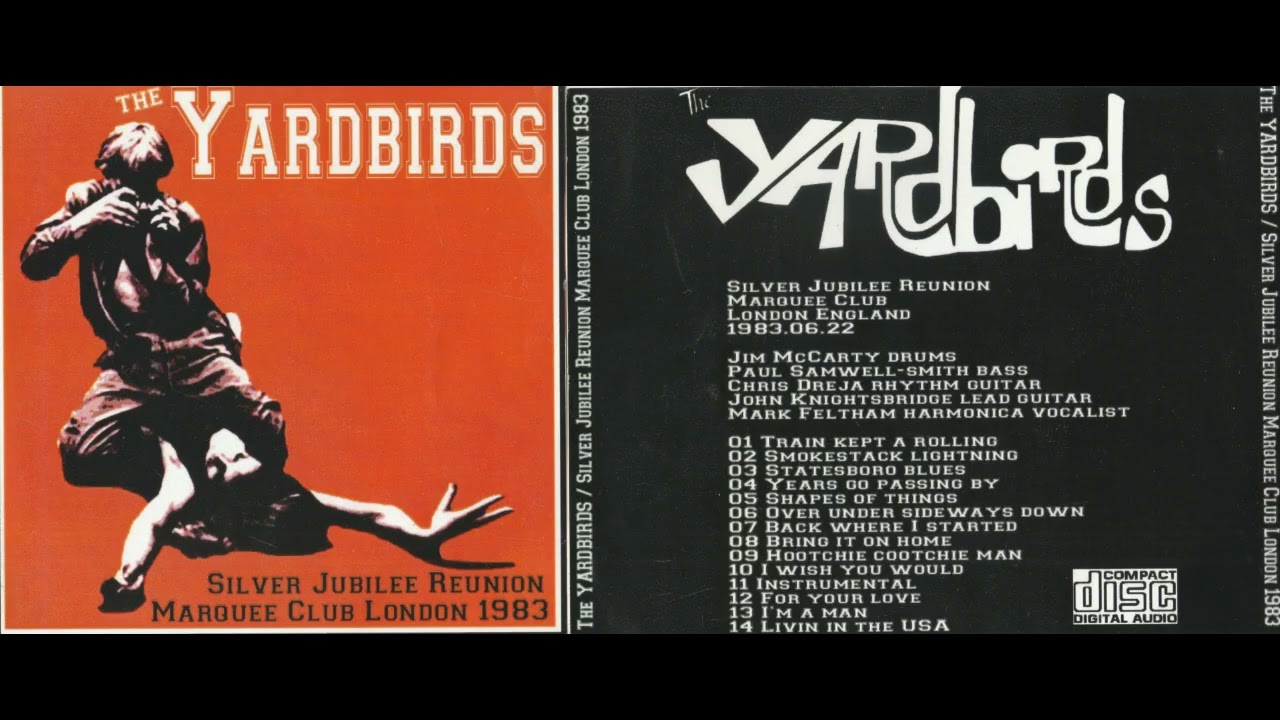 YARDBIRDS - SILVER JUBILEE REUNION - Marquee club, London, 22.06.1983