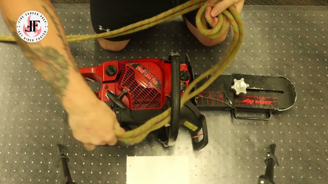 How to Hoist a Chainsaw for Roof Operations (OR JUST ABOUT ANY DAMN THING)