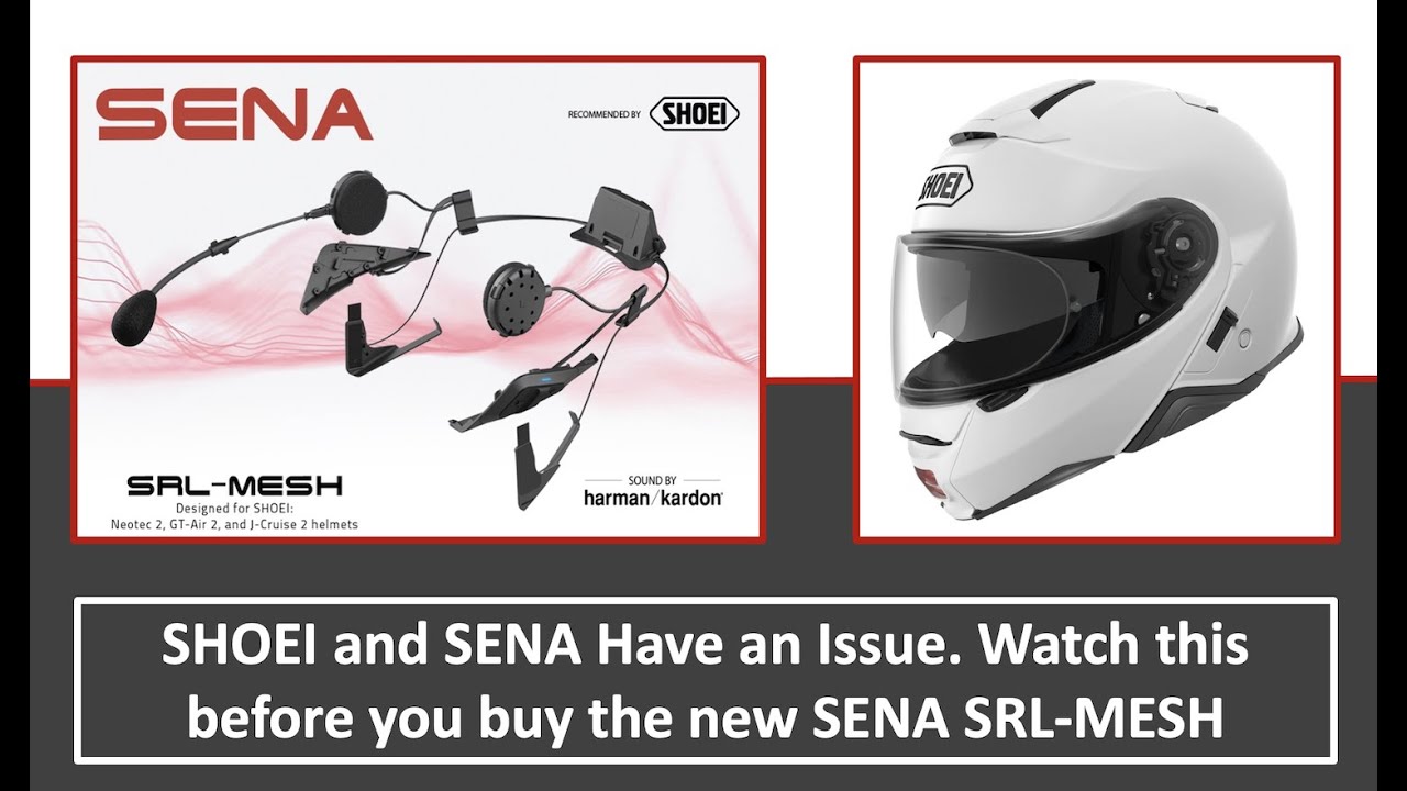 SENA and SHOEI HAVE AN ISSUE
