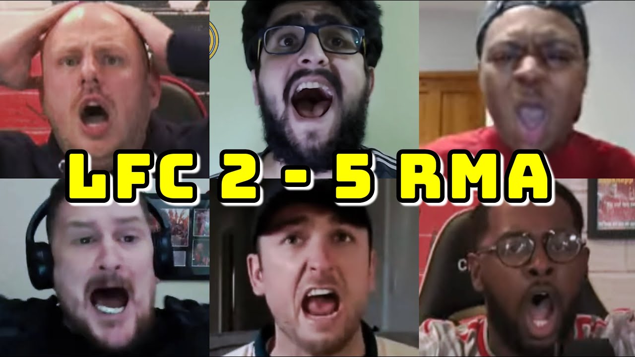 BEST COMPILATION | LIVERPOOL VS REAL MADRID 2-5 | LIVE WATCHALONG REACTIONS | LFC FANS CHANNEL