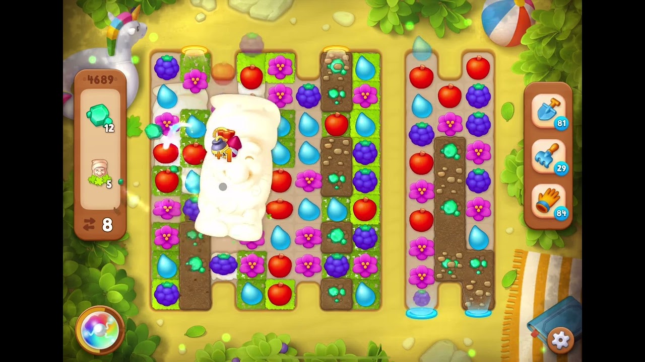 GardenScapes Level 4689 no boosters