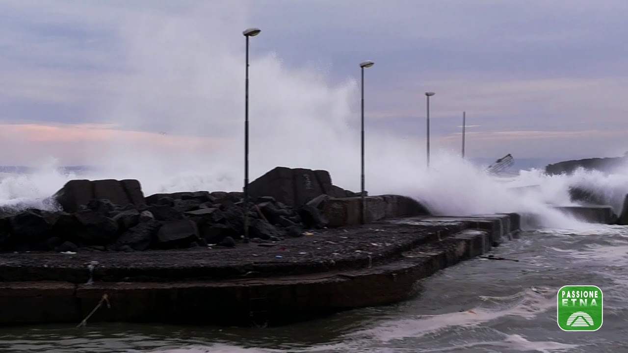 Catania - Mareggiata del 28/09/2018 (Ognina)