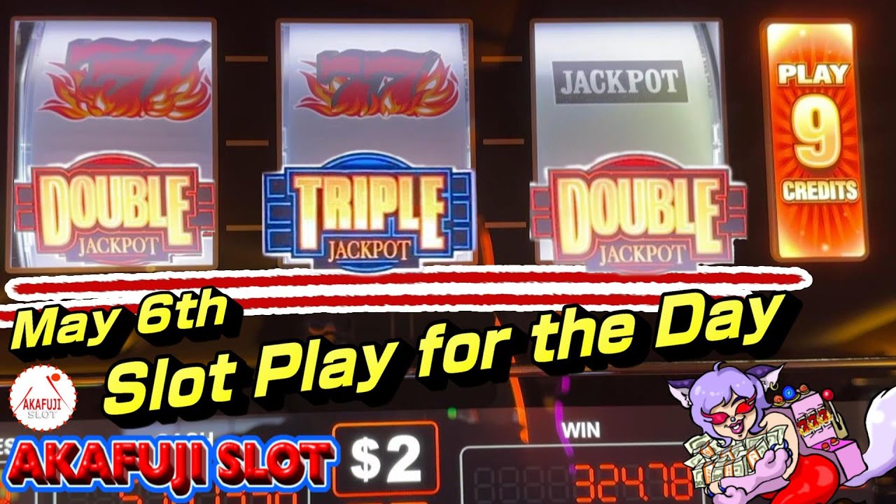 ALL OF THE SLOT PLAY on May 6th🎰 Triple Double Blazing 7s at Pechanga Casino 赤富士スロット