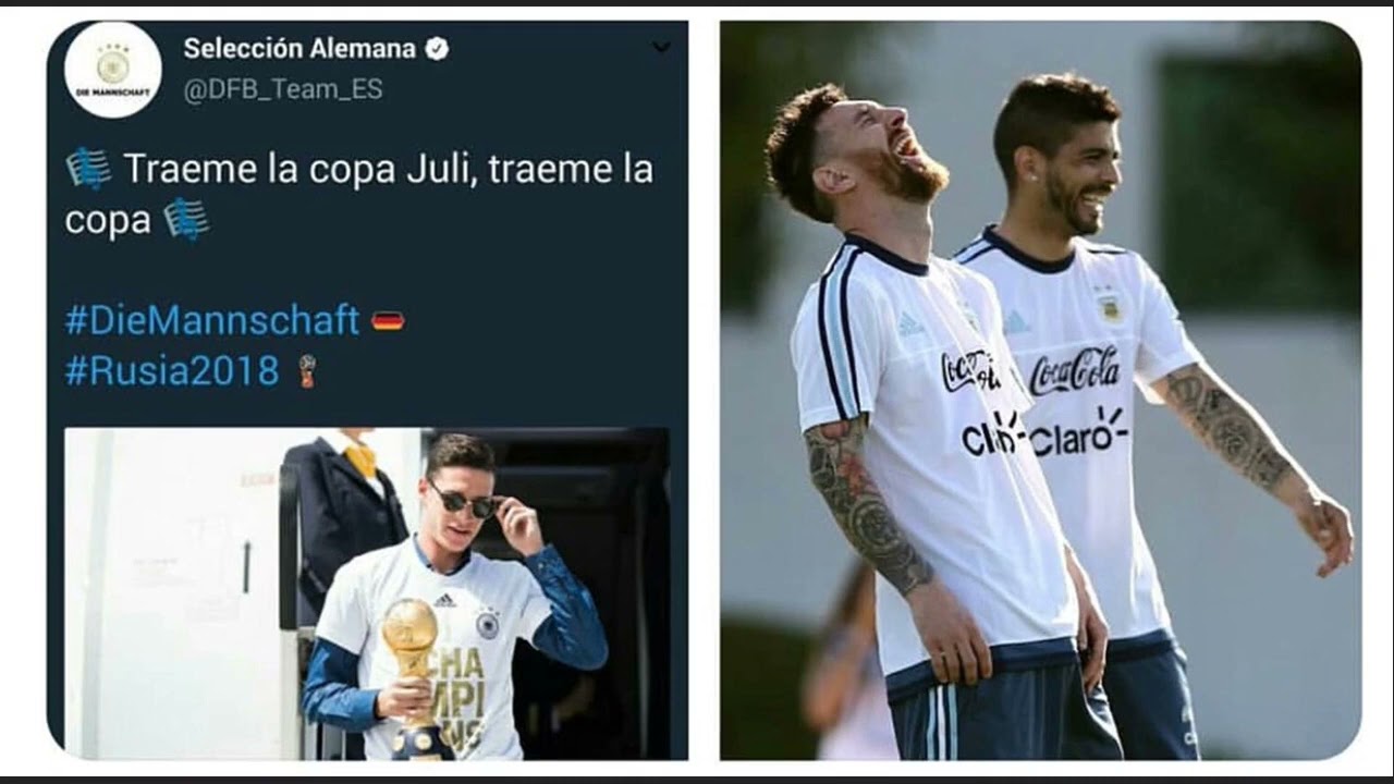Argentina se burla de Alemania 2018-2022