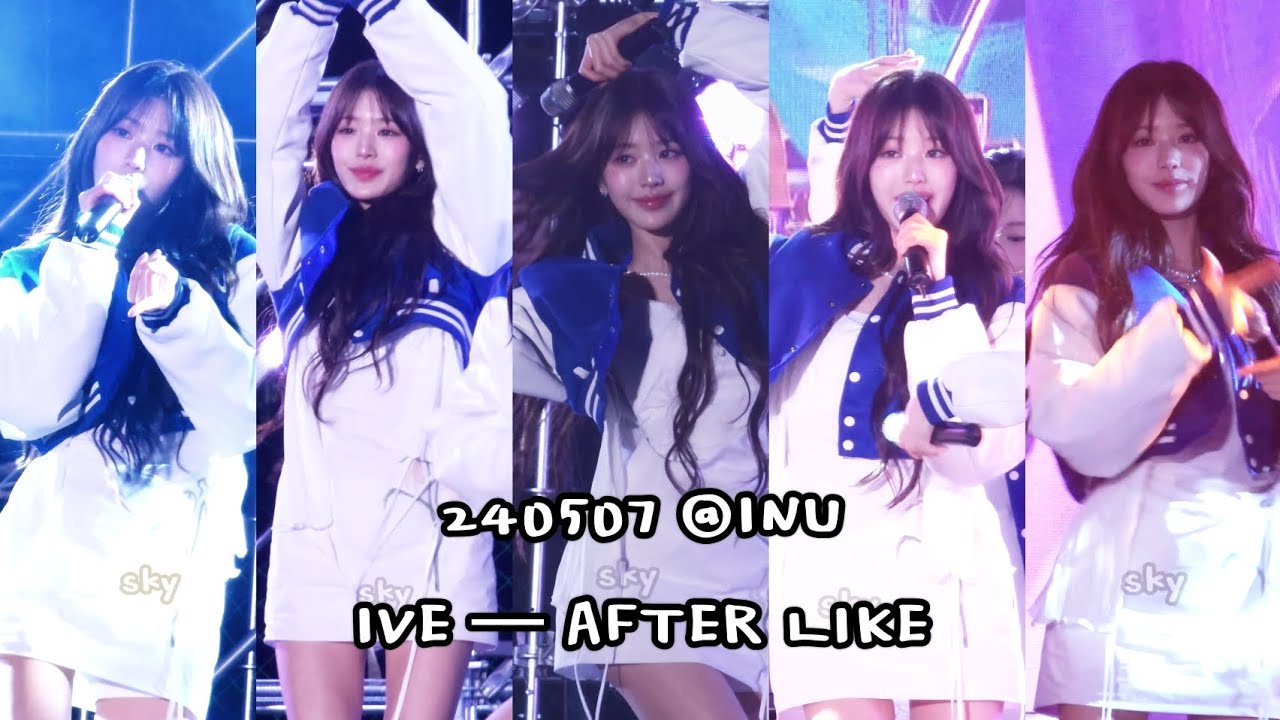 240507 IVE 아이브 AFTER LIKE 애프터 라이크 JANG WONYOUNG 장원영 직캠 | 인천대학교축제 #아이브 #장원영