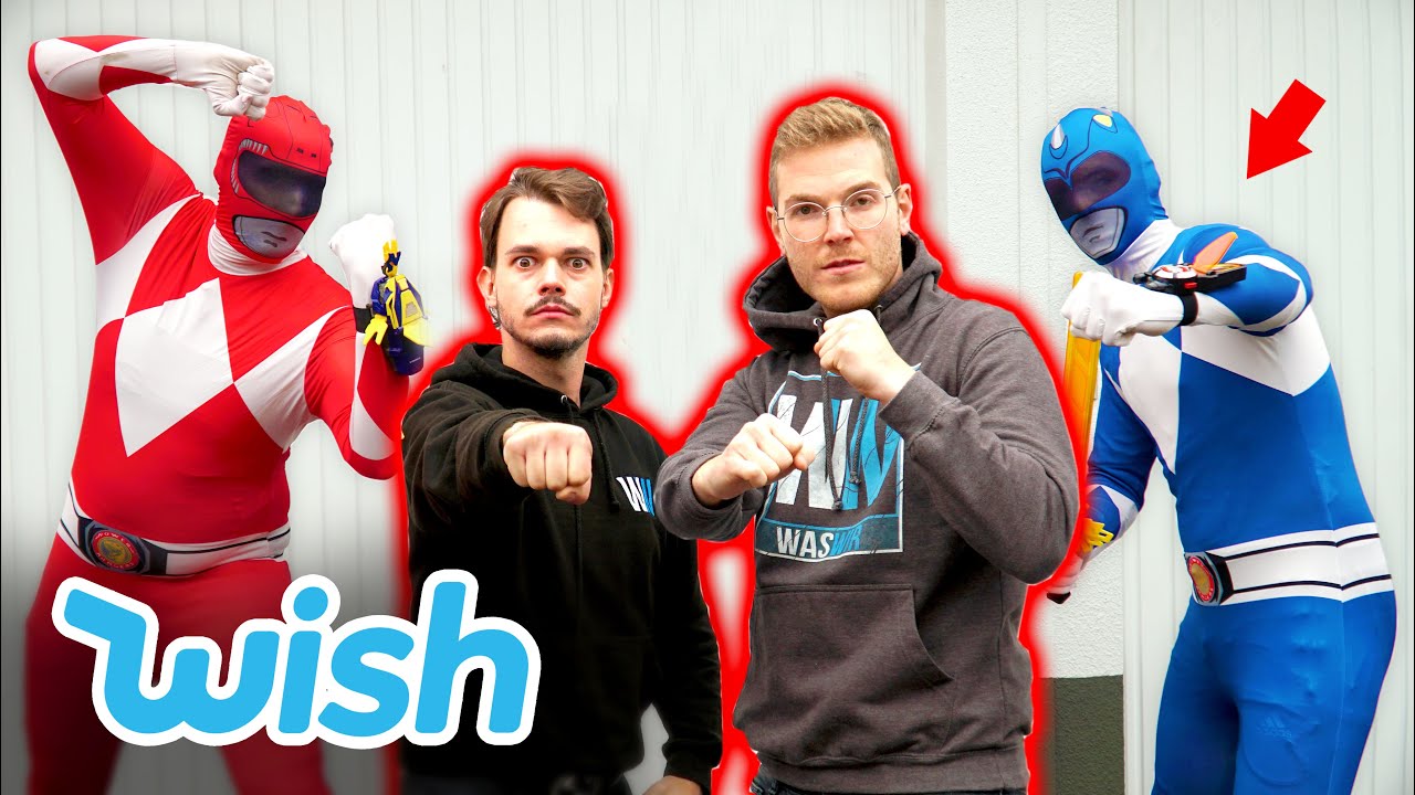 POWER RANGERS bei WISH bestellt KURZ VOR KAMPF !!!