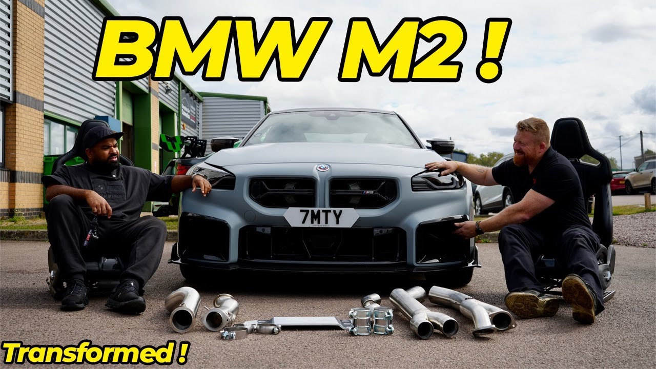 Трансформация BMW G87 M2, этап 2 | Карбоновые ковшеобразные сиденья + выхлопная система!