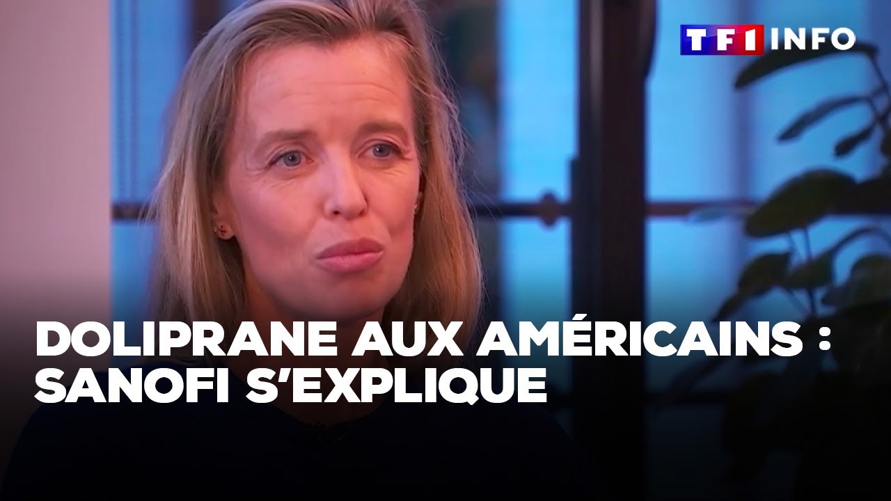 EXCLUSIF - Vente de Doliprane aux américains : la présidente de Sanofi s'explique dans le 20H