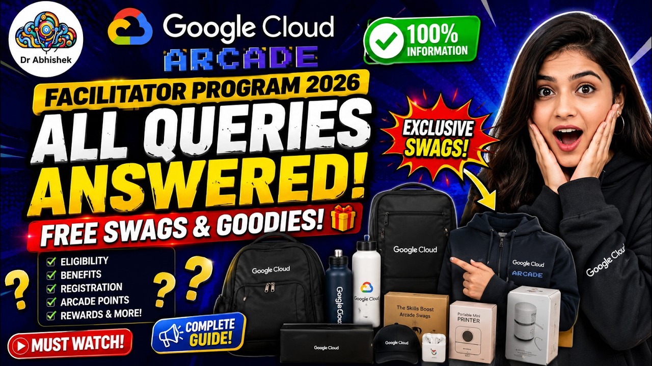 Программа Google Cloud Arcade Facilitator 2026: ответы на ВСЕ вопросы + БЕСПЛАТНЫЙ мерч и подарки!