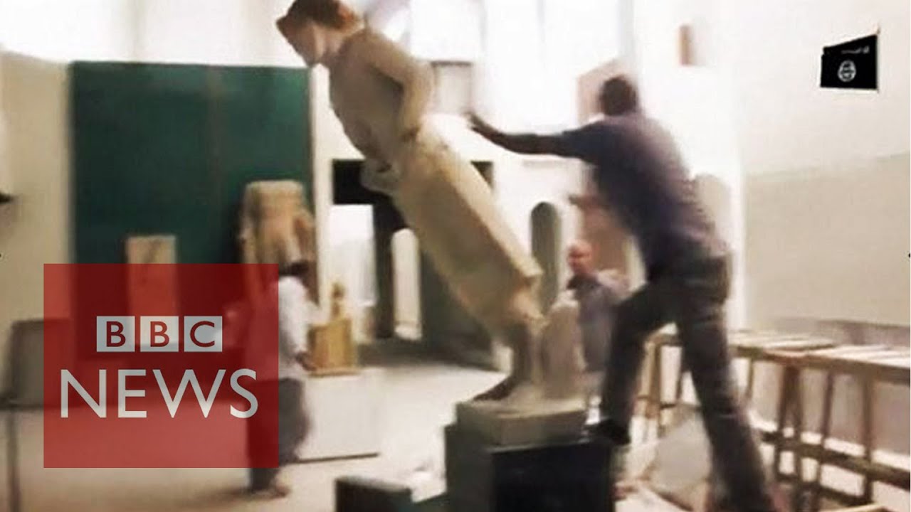 Why is Islamic State smashing statues? BBC News