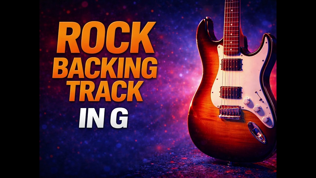 Rock Backing Track in G Minor | 100 bpm | Guitar Jam