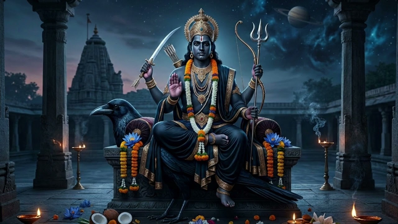 Neelanjana Samabhasam (FULL) | Most Powerful Shani Mantra | Fast Version #shanidev #bhakti  #sanatan