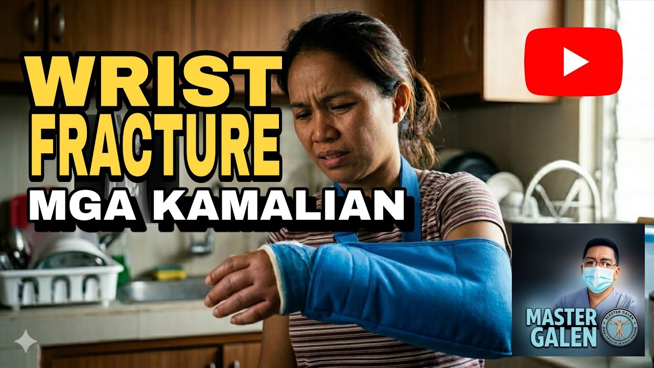 WRIST FRACTURE, PAANO MABILIS PAGALINGIN