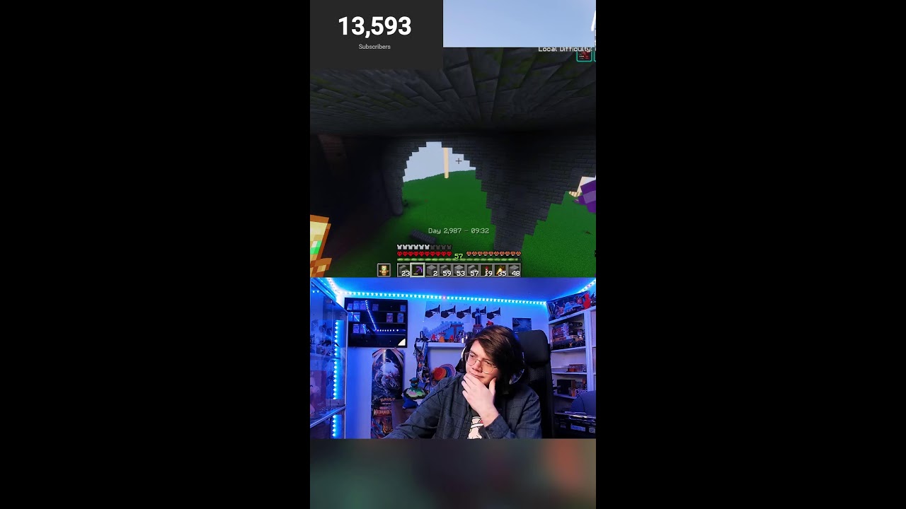 LIVE MINECRAFT HARDCORE DAY 3000!
