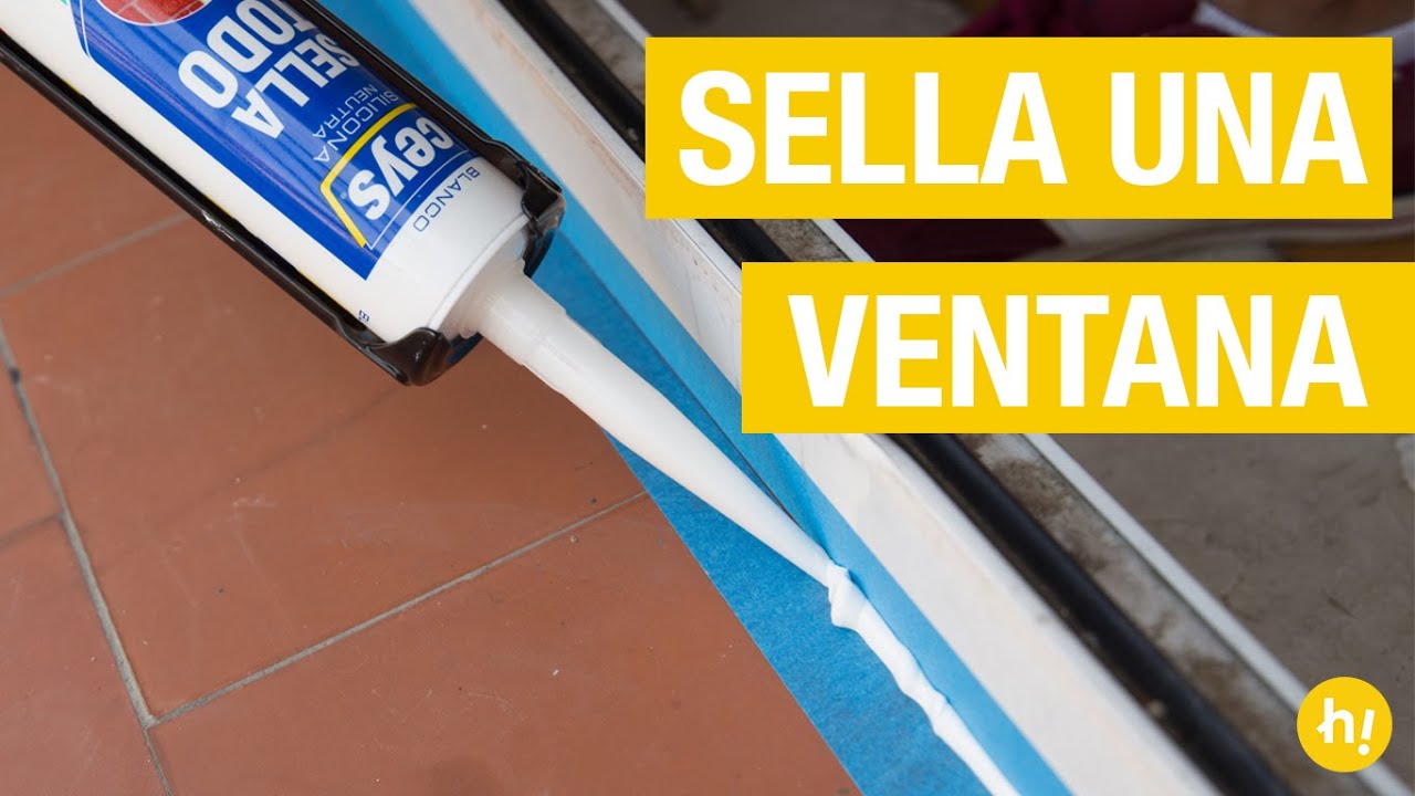 C&oacute;mo sellar una ventana con silicona &middot; Handfie DIY