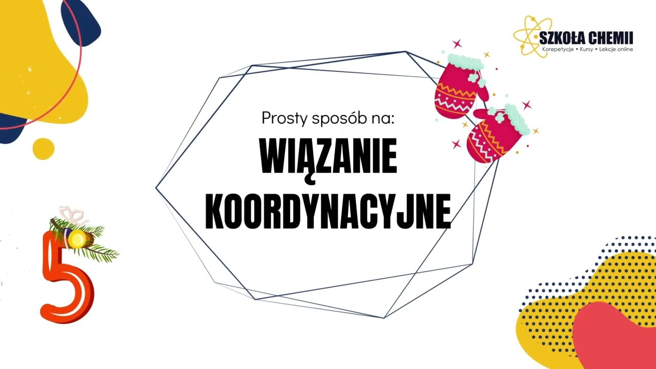 Chemiczny Vlogmas #5 - Prosty sposób na: Wiązanie koordynacyjne- Szkoła Chemii