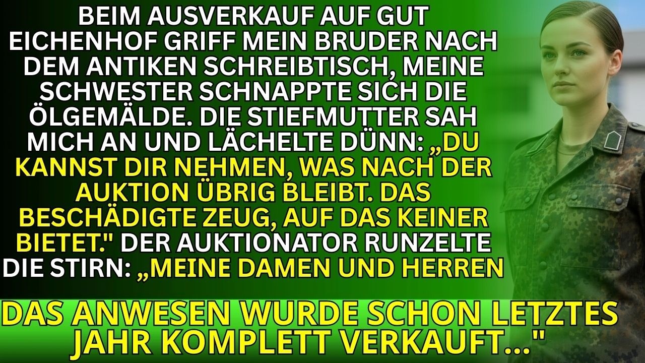„Nimm das beschädigte Zeug, auf das keiner bietet“ – der Auktionator enthüllt es schockiert…