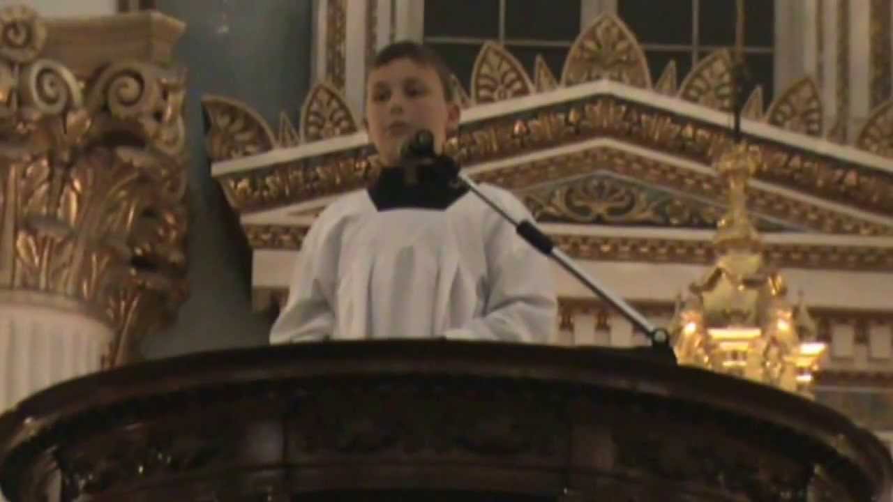 MALTA - Mosta: Il Priedka Tat-Tifel 2013 (The Boy's Sermon) on Christmas Eve
