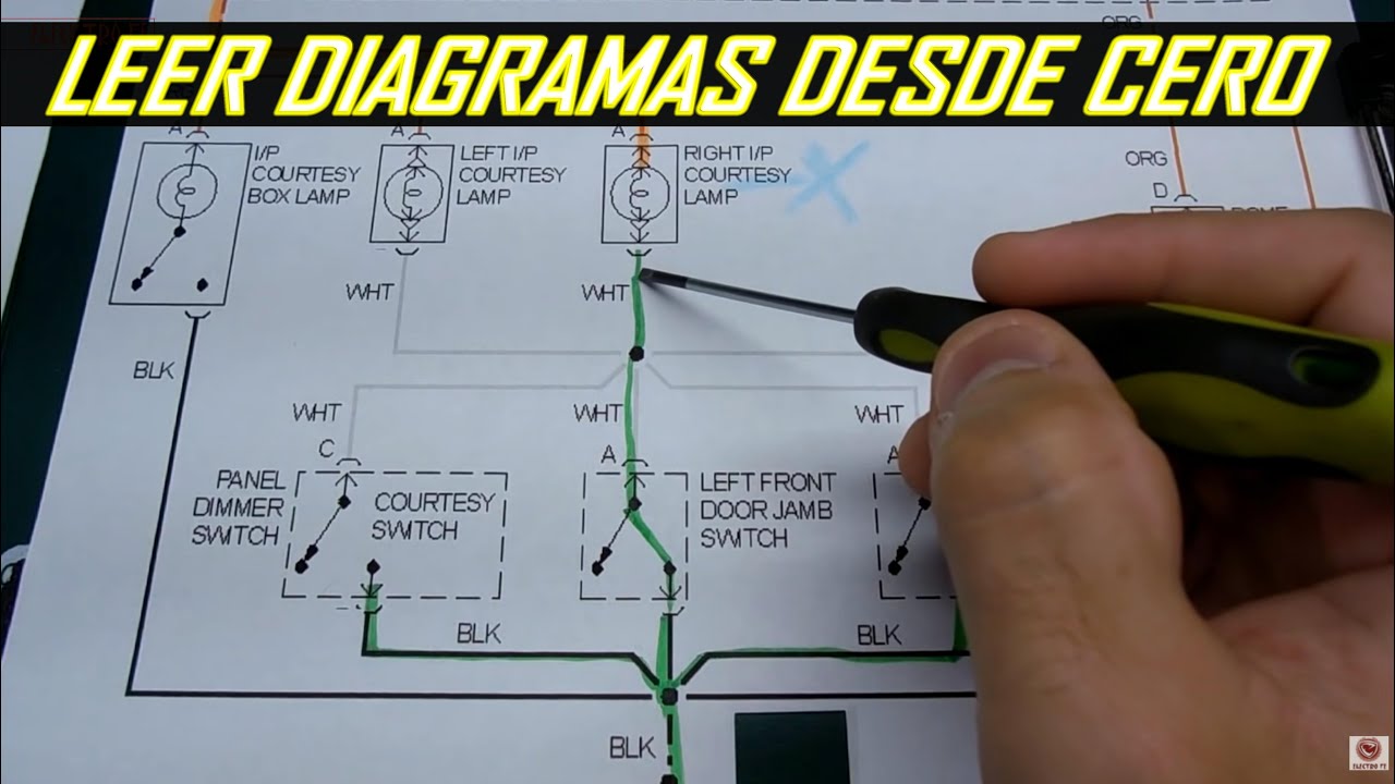 Como Leer Diagramas Electricos Automotrices (Explicacion detallada desde cero)