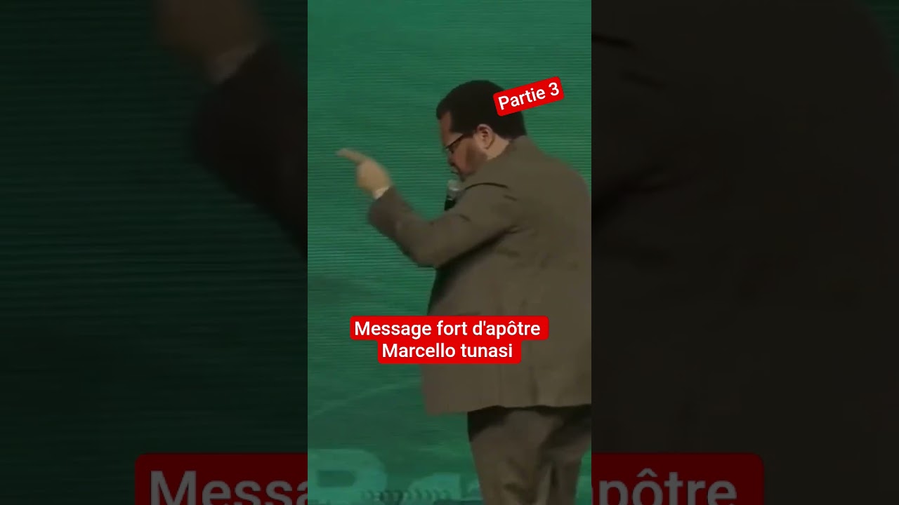 message fort d'ap&ocirc;tre Marcello tunasi