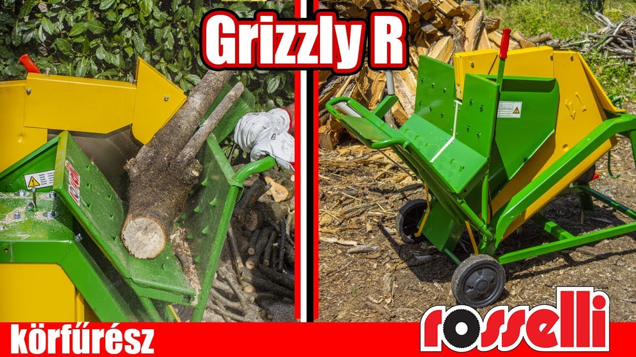 Körfűrész a traktorhoz csatlakoztatott tűzifához - Grizzly R - Rosselli Snc