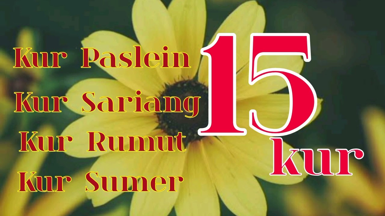 Ki 15 Kur |Pasleiñ| Rumut|Sariang|Sumer