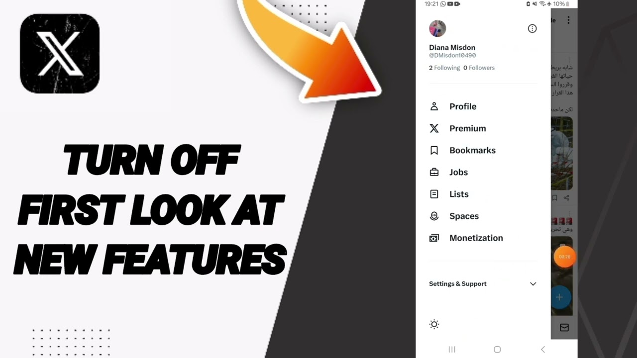 How To Turn Off First Look At New Features On X Twitter App