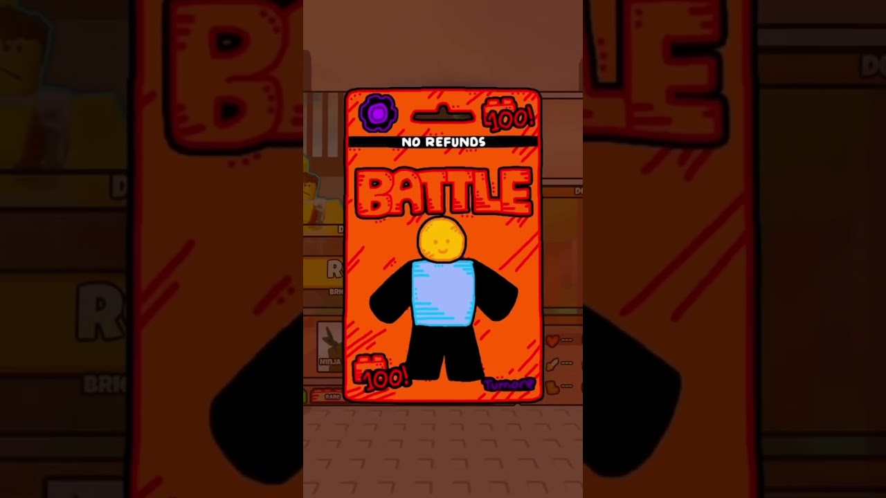 The Battle Bricks but I can only roll #1 #roblox #thebattlebricks