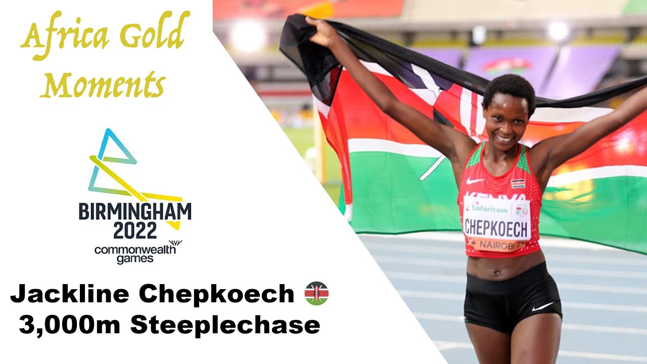 🇰🇪 Jackline Chepkoech Wins Gold | 3,000m Steeplechase Women | 2022 Commonwealth Games