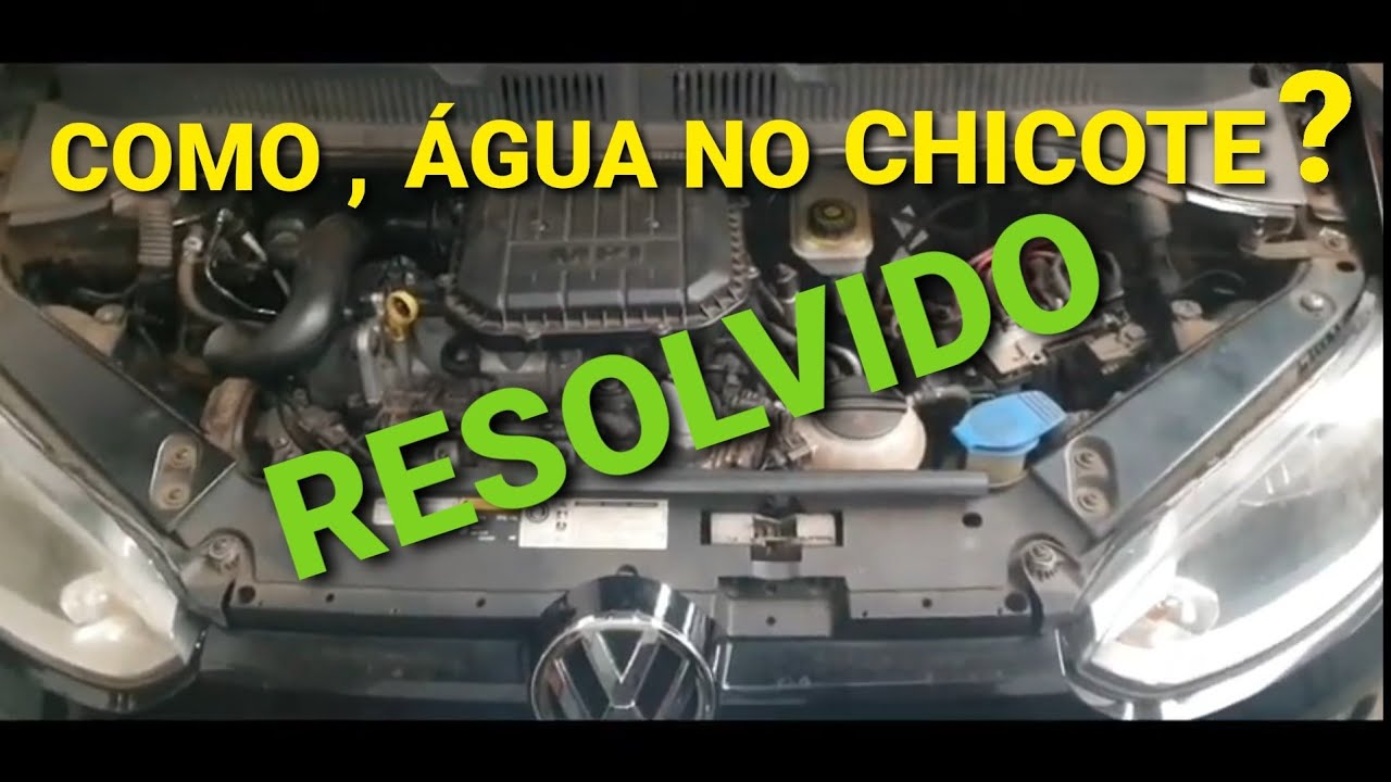 WV 03 cilindros  Up / GOL /  Polo  - motor não pega - água no chicote