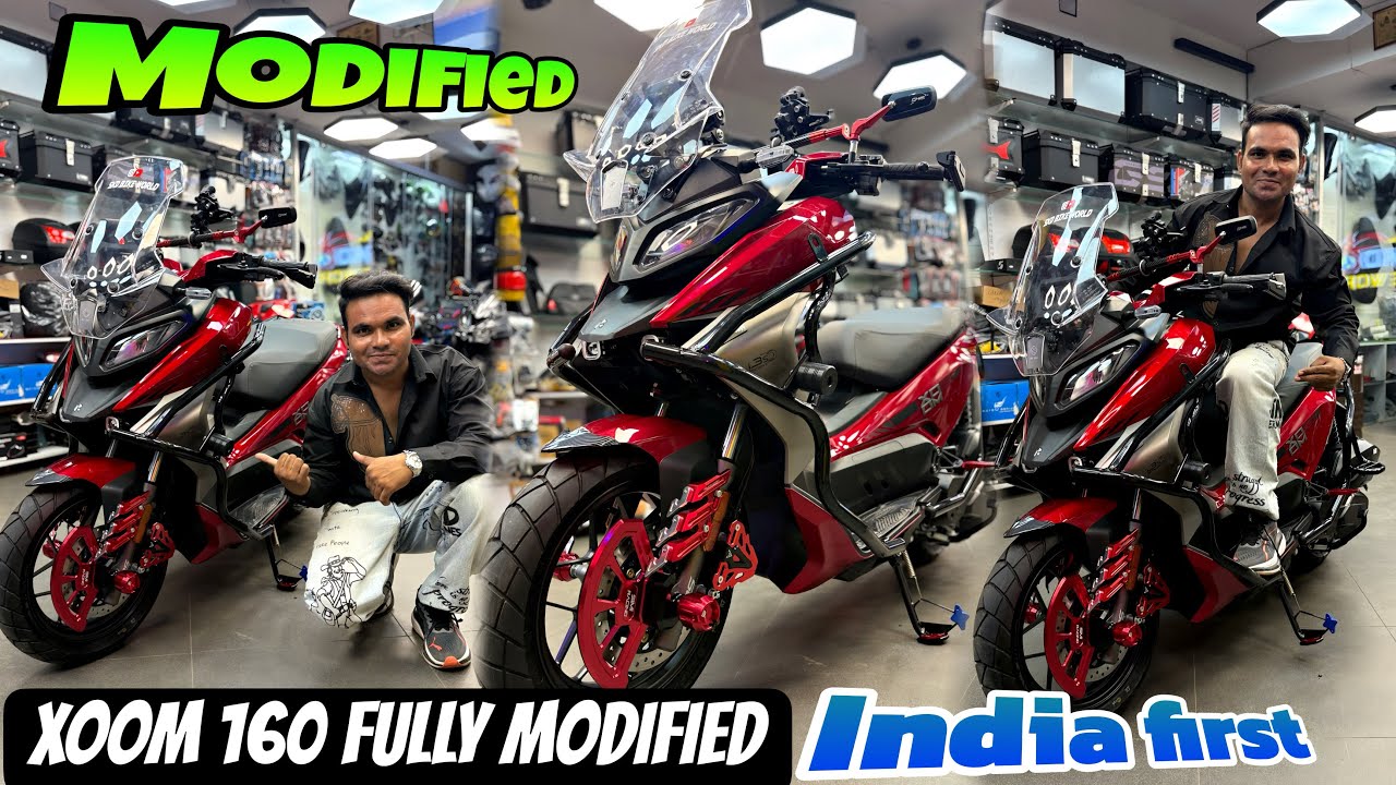 Xoom 160 Modified | Xoom 160 India first modified | 