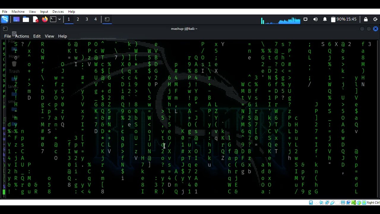 Kali Linux Tricks. How to create the Matrix effect on Kali Linux terminal