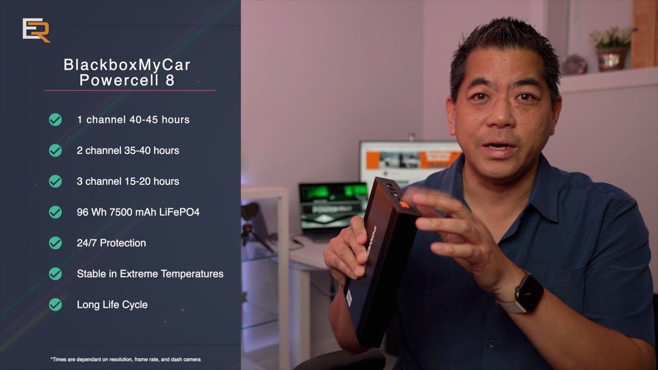 BlackboxMyCar  Powercell 8 LiFePO4 - Do You Need a Dash Cam Battery?